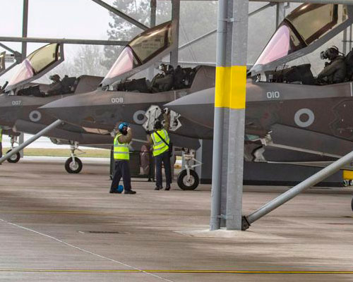 RAF-F-35-aircraft-leave-for-Exercise-Red-Flag