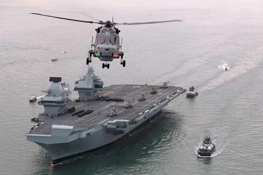 Royal-Navy-Carrier-strike-DSEI-2019