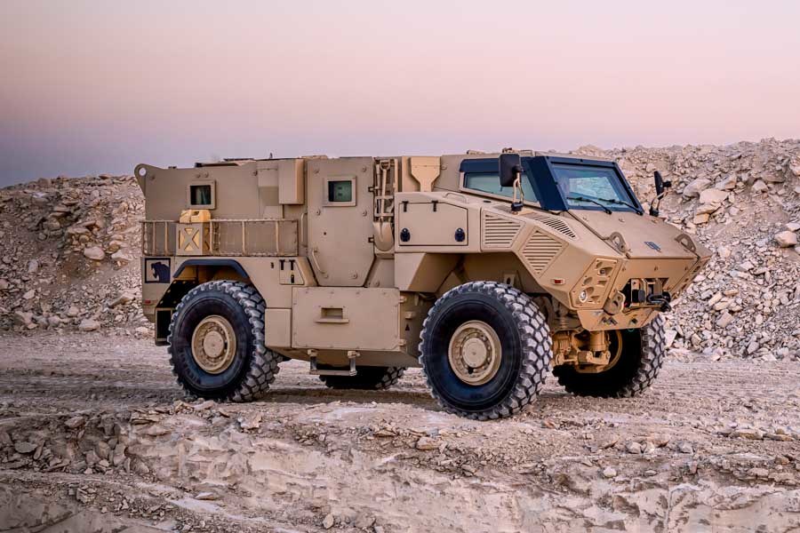 NIMR’s JAIS 4x4 vehicle, one of the most advanced armoured vehicles available in the market